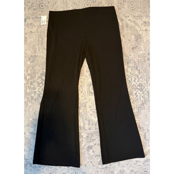 Cabi Women's Black Pull On Wide Leg Stretchy Pants XL Elastic Waist Dressy - Picture 2 of 8